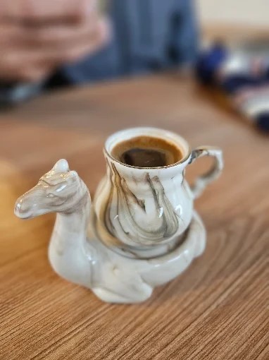 Traditional Lebanese coffee at BeiRoot's Café